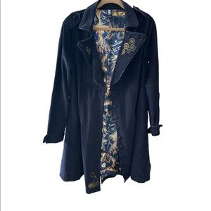 Doctor who torrid plus size van gough exploding tardis trench coat